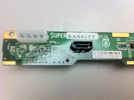 SuperMicro BPN-SAS-815T SAS HDD Backplane (NOT FOR HOME PC)