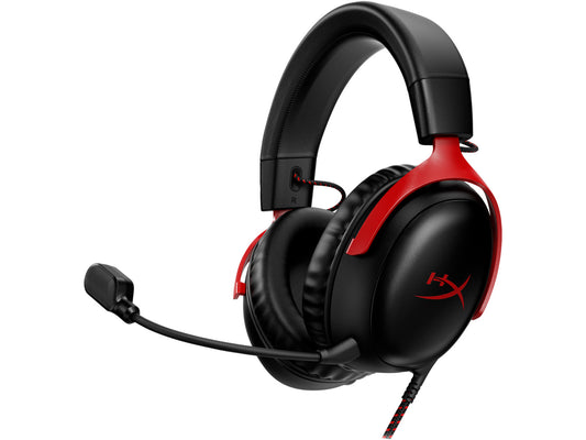 HyperX Cloud III - Gaming Headset (Black/Red)