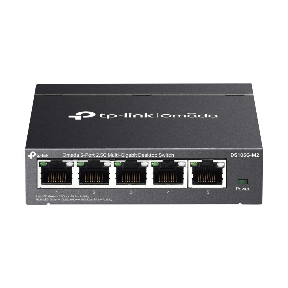TP-Link DS105G-M2 | Omada 5-Port 2.5Gbps Multi-Gigabit Unmanaged Desktop Switch