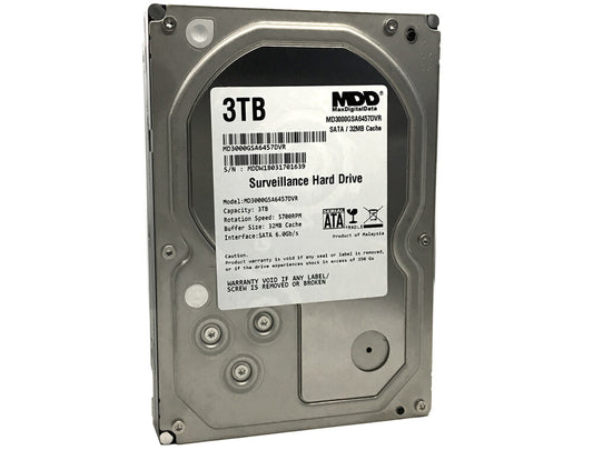 MDD 3TB 32MB Cache 5700RPM SATA 6Gb/s 3.5" Internal Hard Drive