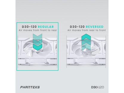 Phanteks CASEFANS PHANTEKS PH-F120D30_DRGB_PWM_WT01 R