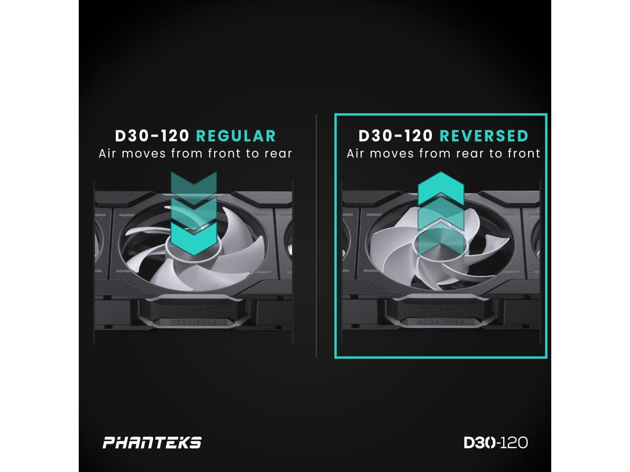 Phanteks CASE PHANTEKS PH-F120D30R_DRGB_PWM_BK01 R