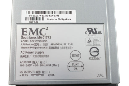 Dell EMC Acbel API4SG10 400w Server Power Supply Blower CX3 - XU177 071-000-462