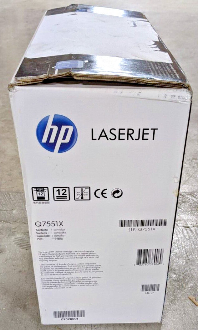 Genuine HP 51X Q7551X Black High Yield Toner 13K Page P3005 M3027 M3035 MFP NEW