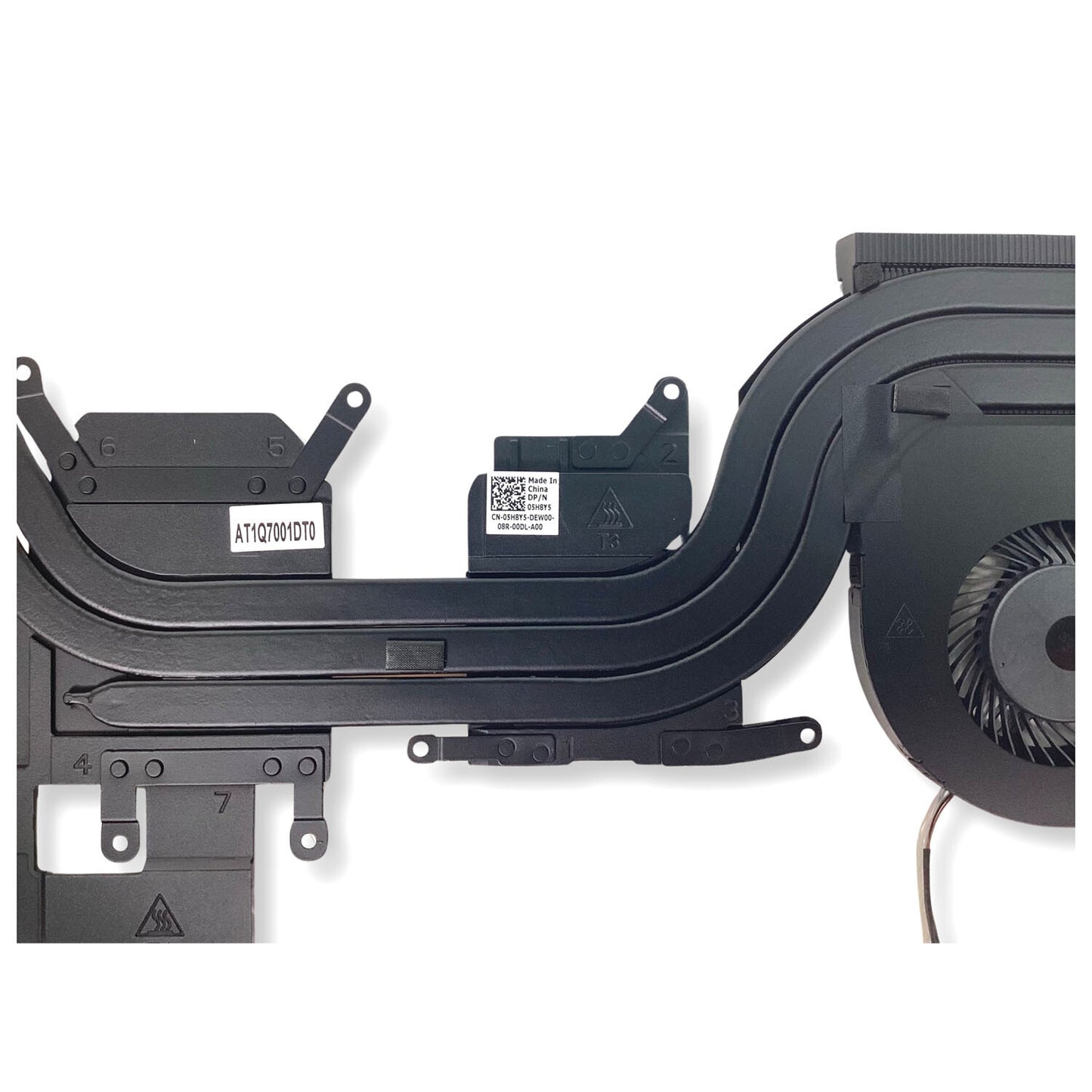 5H8Y5 Dell Fan Heatsink Thermal Module Black Alienware 13 R3 AW13R3-7420SLV-PUS