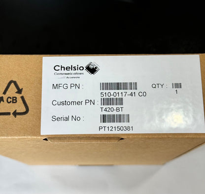 NEW!!! Chelsio T420-BT Dual-Port 10GB Unified Ethernet Adapter 510-0117-41