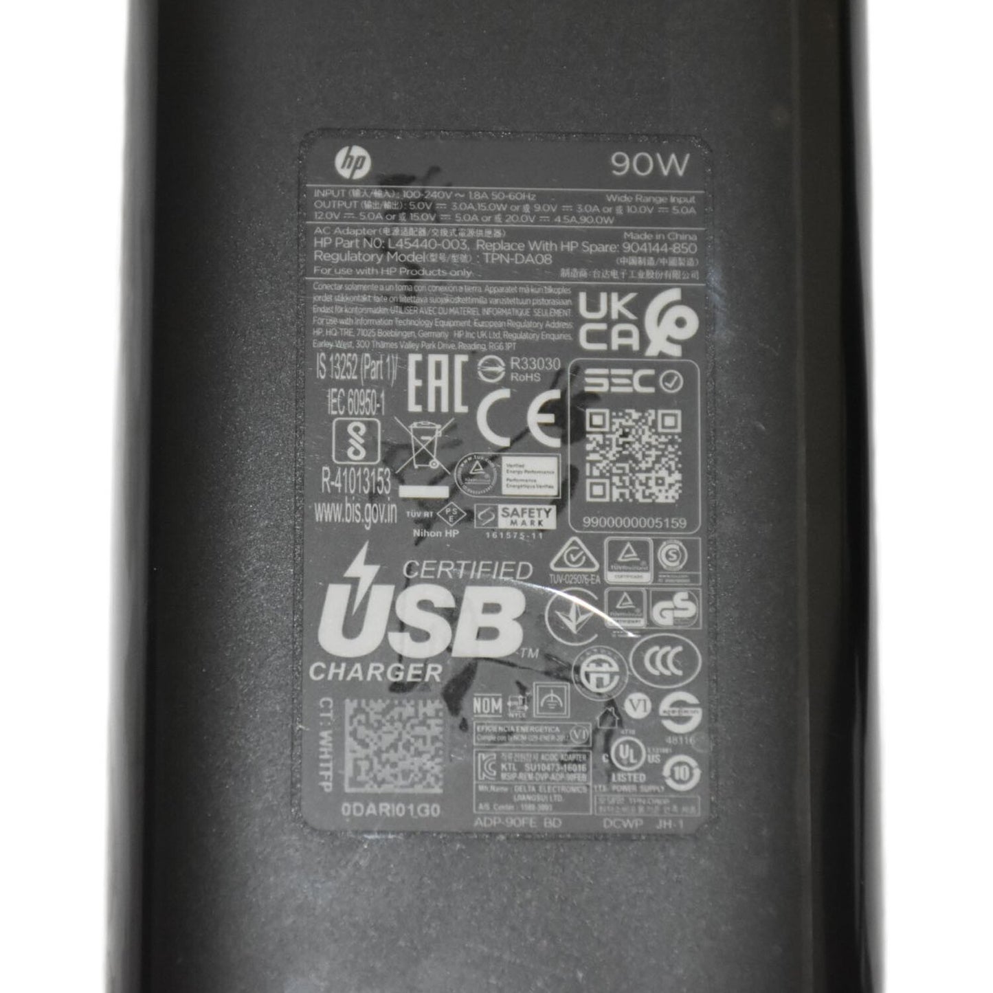 Genuine HP Spectre x360 90W USB-C Charger AC Adapter 904144-850 904082-003