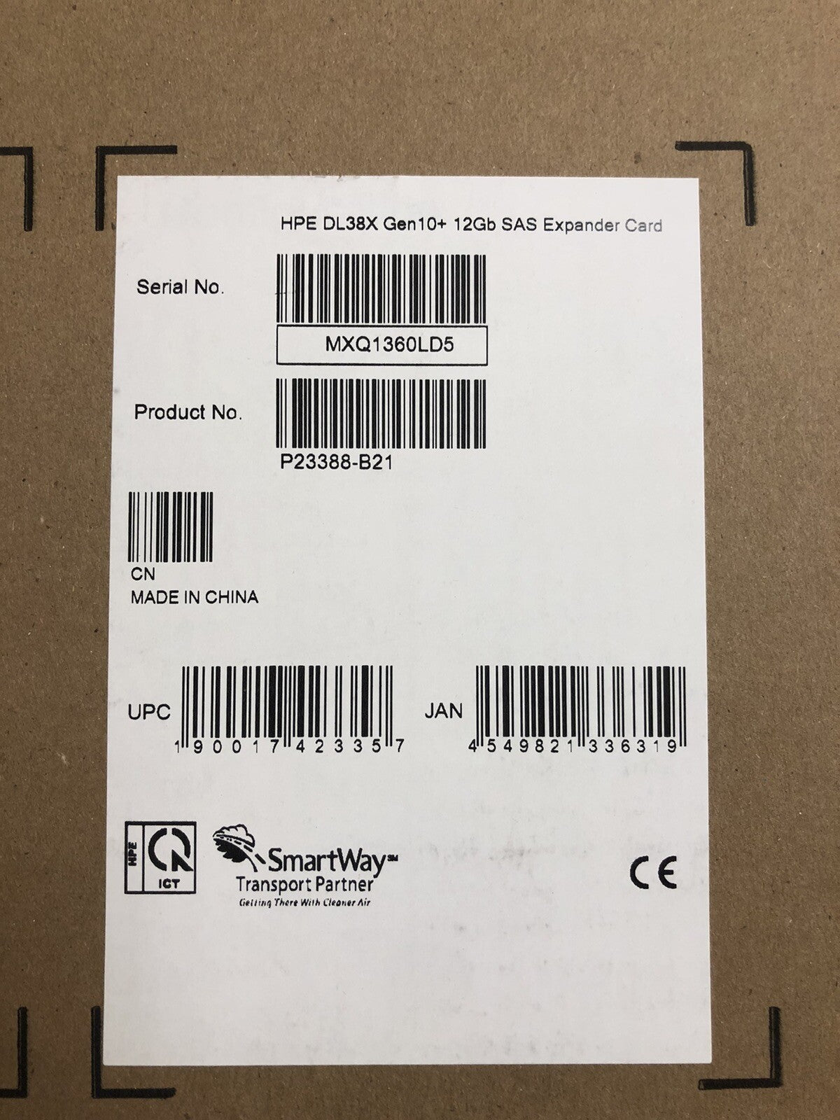 HPE DL38X DL380 DL385 Gen10 Plus 12Gb SAS Expander Card P23388-B21 4LFF 8SFF etc (NOT FOR HOME PC)