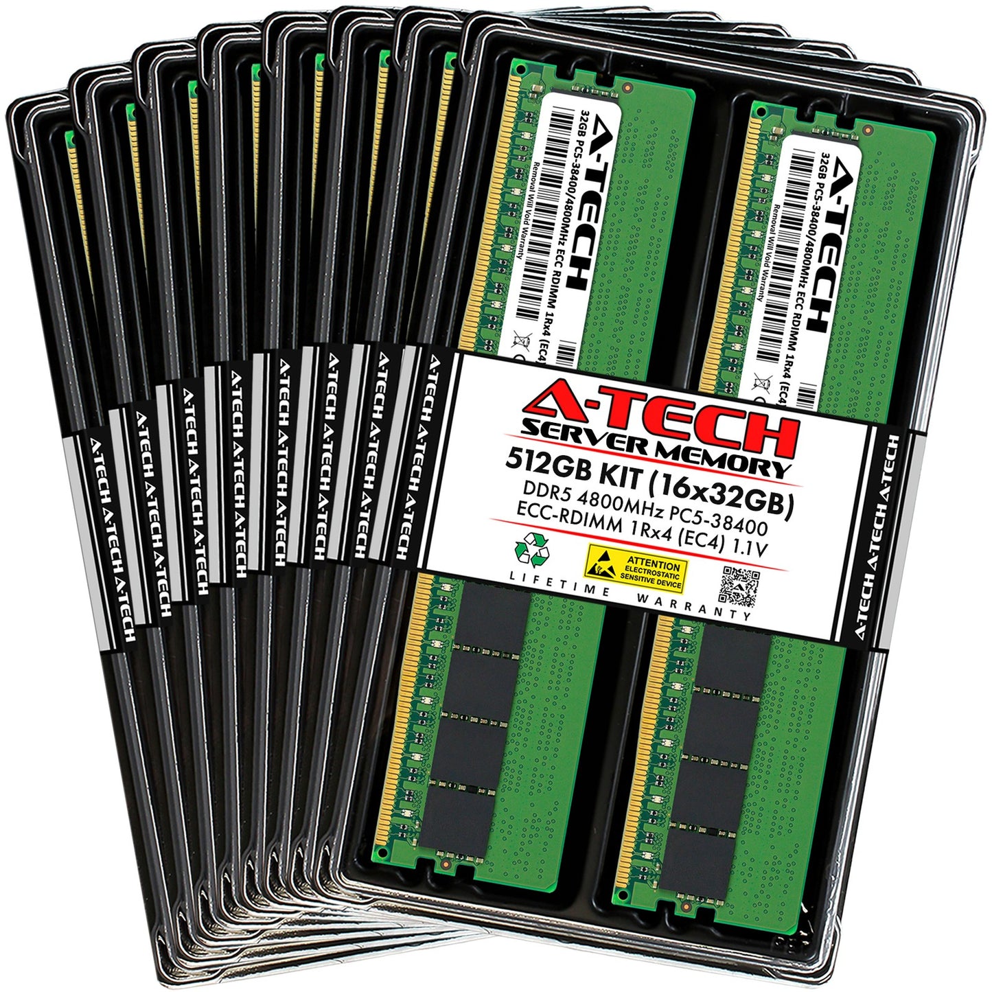 512GB 16x32GB PC5-4800 EC4 RDIMM Lenovo ThinkSystem SR630 V3 SR860 V3 Memory RAM