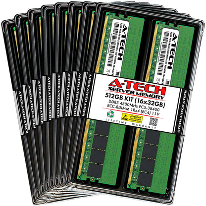 512GB 16x32GB PC5-4800 EC4 RDIMM Lenovo ThinkSystem SR630 V3 SR860 V3 Memory RAM