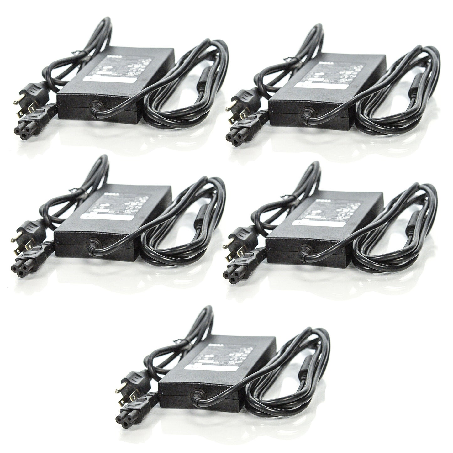Lot of 5 Genuine Dell 130W 19.5V 6.7A Laptop AC Power Adapter JU012 WRHKW VJCH5