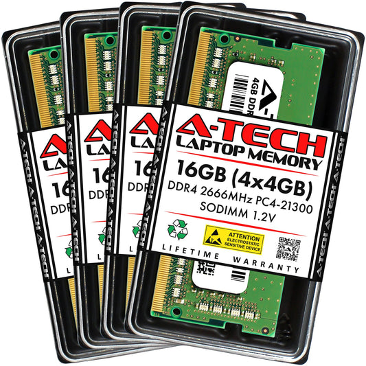 16GB 4x 4GB DDR4-2666 Dell Alienware Area-51m Memory RAM