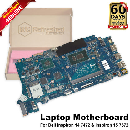 Dell Inspiron 7472 7572 Motherboard i5-8250U 1.60GHz NVIDIA MX150 LA-F251P H90X8