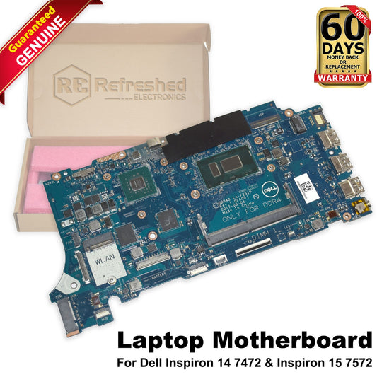 Dell Inspiron 7472 7572 Motherboard i5-8250U 1.60GHz NVIDIA MX150 LA-F251P H90X8