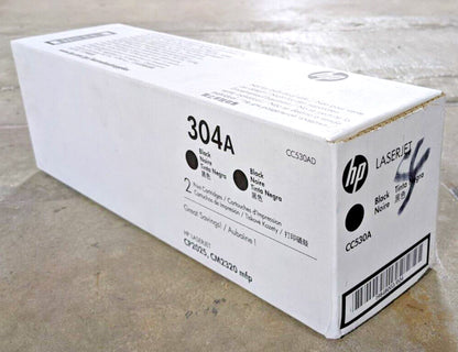 Genuine HP 304A CC530AD Black Toner Cartridge 3.5K Page CP2025 CM2320 MFP NEW