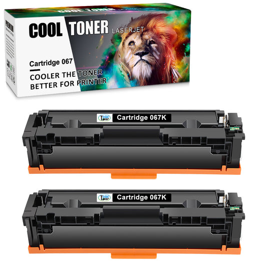 2PK COOLTONER Premium 067 Black HY Compatible for Canon 067 LBP633Cdw Cartridge