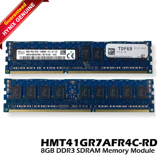 Hynix HMT41GR7AFR4C-RD 8GB 1Rx4 PC3-14900R 1866MHz Server RAM Memory T0F69