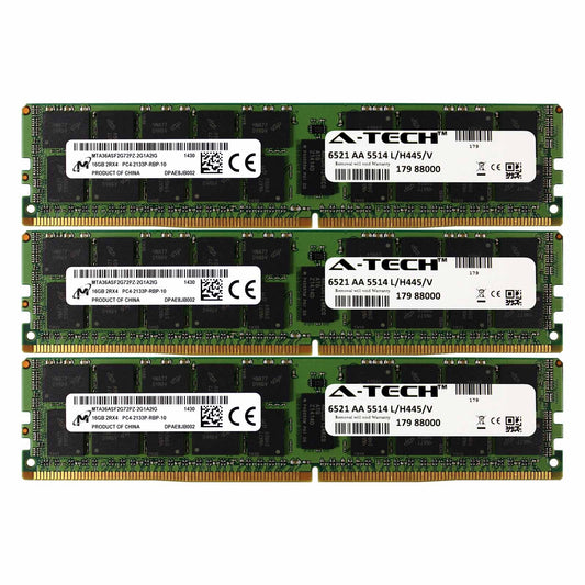 PC4-17000 Micron 48GB Kit 3x 16GB HP ProLiant WS460c BL460c WS460c Memory RAM