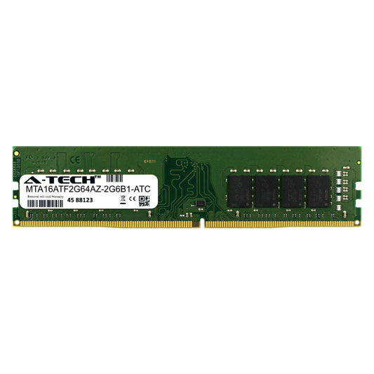 16GB DDR4 PC4-21300 DIMM (Micron MTA16ATF2G64AZ-2G6B1 Equivalent) Memory RAM