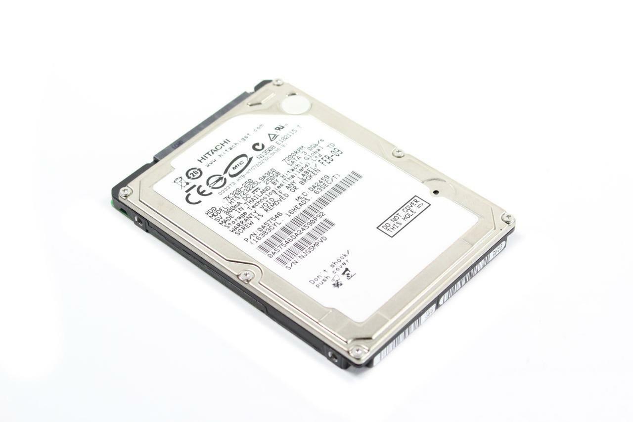 Hitachi 250GB Hard Drive Z7K320-250 2.5" HTS723225A7A364 7200RPM HTS723225L9A360