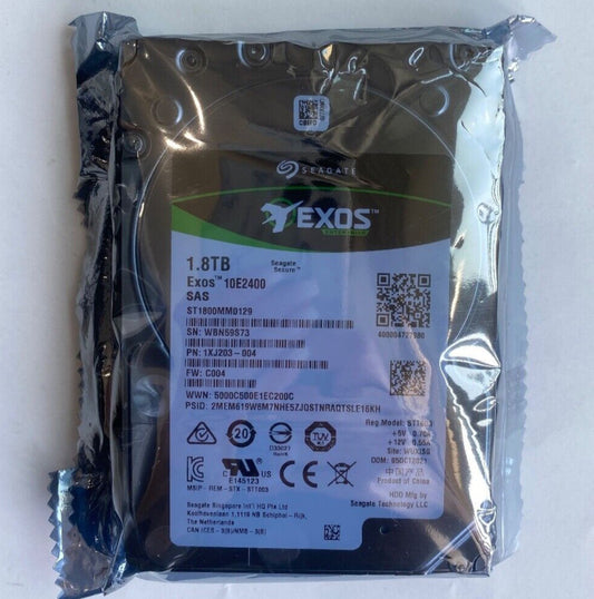 SEAGATE ST1800MM0129 1.8TB 12GBS 10K 2.5'' SAS INTERNAL HYBRID HARD DRIVE (NOT FOR HOME PC)
