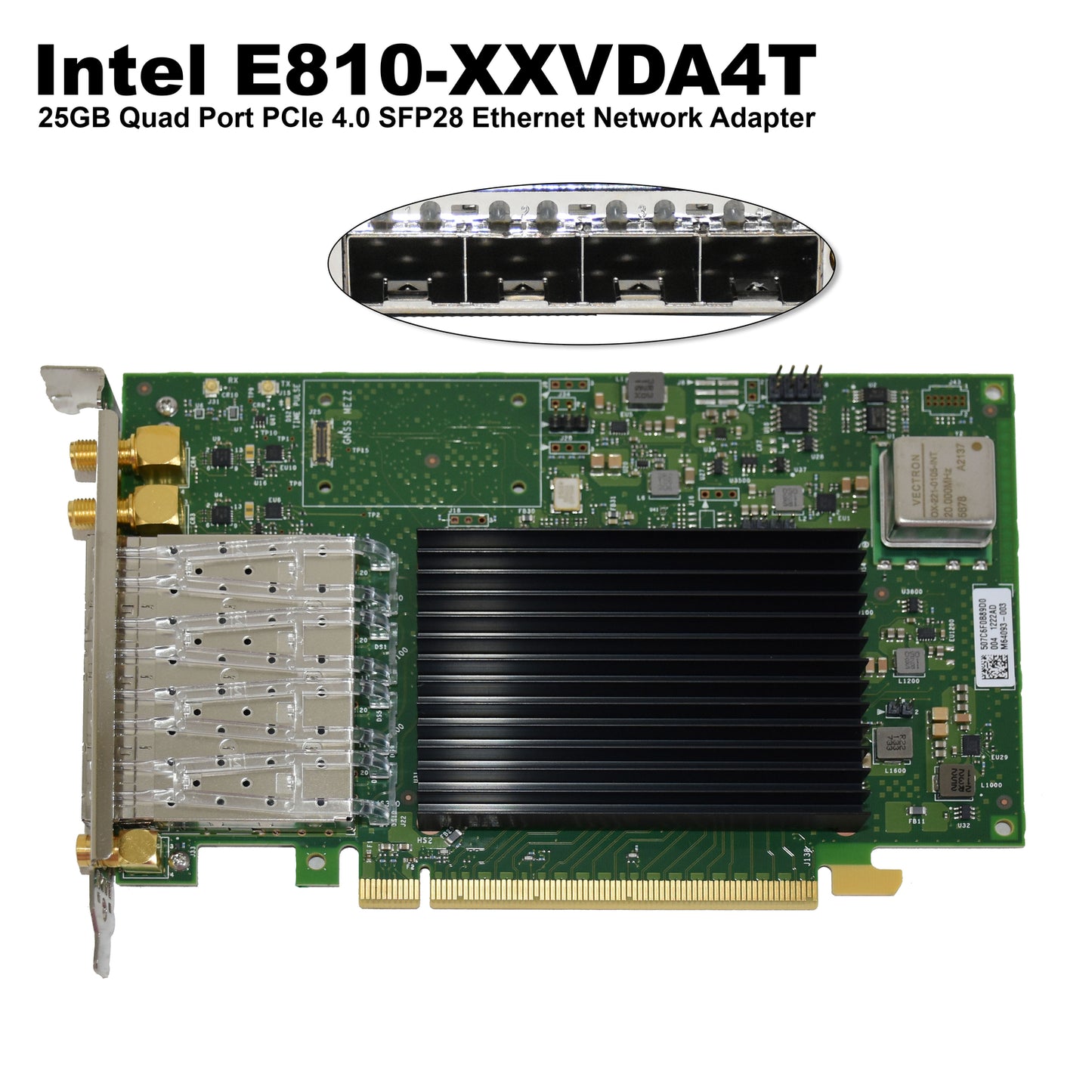 Dell Intel E810-XXVDA4T Quad-Port 25/10GbE SFP28 Network Adapter J5H9G WK9RR