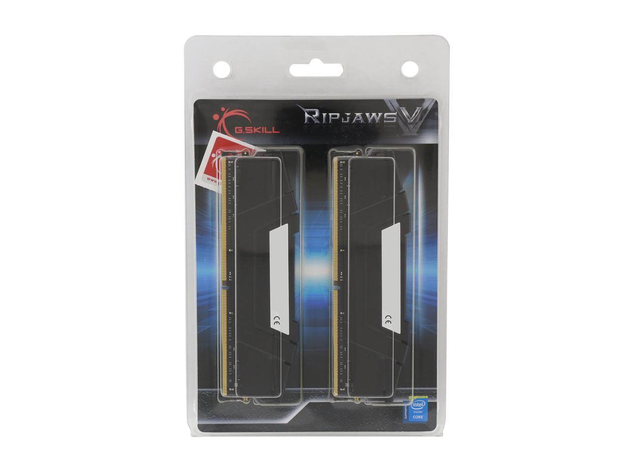 G.SKILL Ripjaws V Series 32GB (2x16GB) DDR4 3600 (PC4 28800) F4-3600C16D-32GVKC