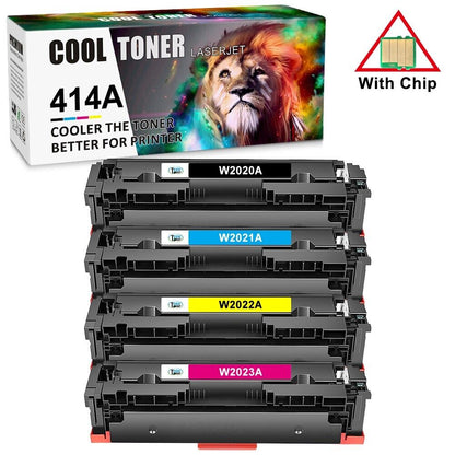 WITH CHIP 4x W2020A Toner for HP 414A Laserjet Pro MFP M479fdw M479fdn M454dn