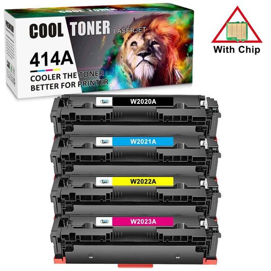 WITH CHIP 4x W2020A Toner for HP 414A Laserjet Pro MFP M479fdw M479fdn M454dn