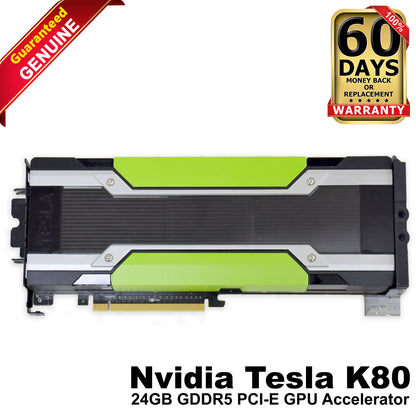 Dell Nvidia Tesla K80 Accelerator Card 24GB GDDR5 Server w/ Black Bracket HHCJ6