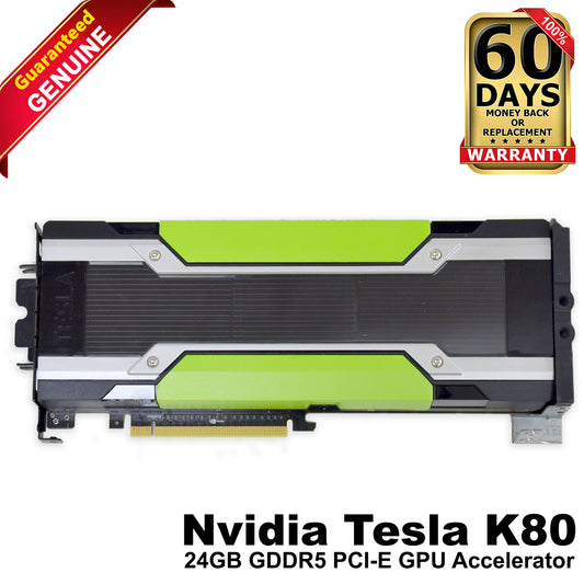 Dell Nvidia Tesla K80 Accelerator Card 24GB GDDR5 Server w/ Black Bracket HHCJ6
