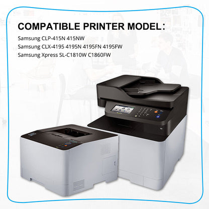 6x Color Toner Cartridge For Samsung Xpress CLT-K504S SL-C1810W C1860FW CLX-4195