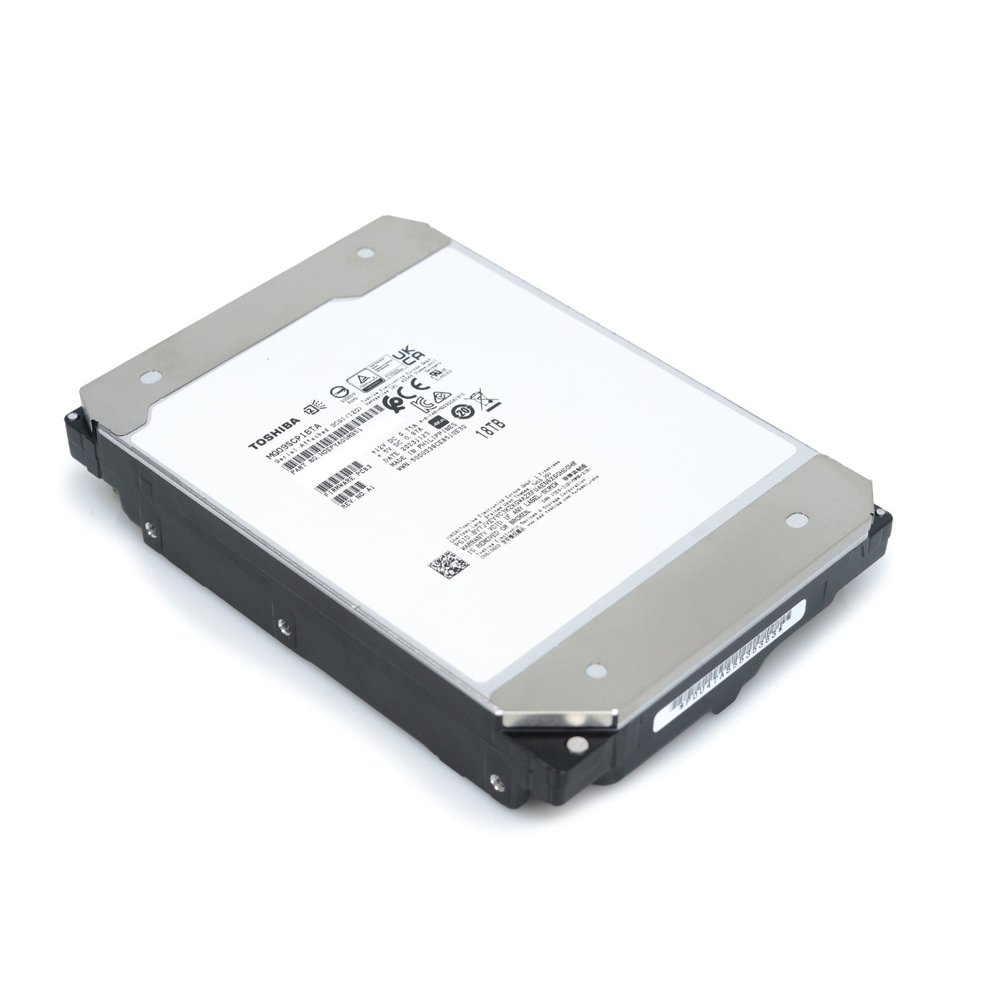 Toshiba MG09 MG09SCP18TA HDEPYA0SMB51 18TB 7.2K RPM SAS 12Gb/s 4Kn SED 3.5" HDD (NOT FOR HOME PC)