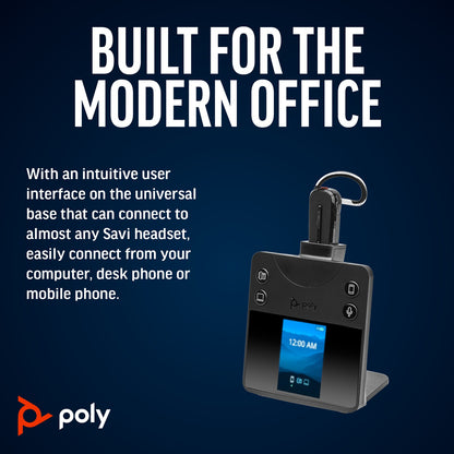 Poly Savi 8445 Office DECT 1920-1930 MHz Convertible Headset