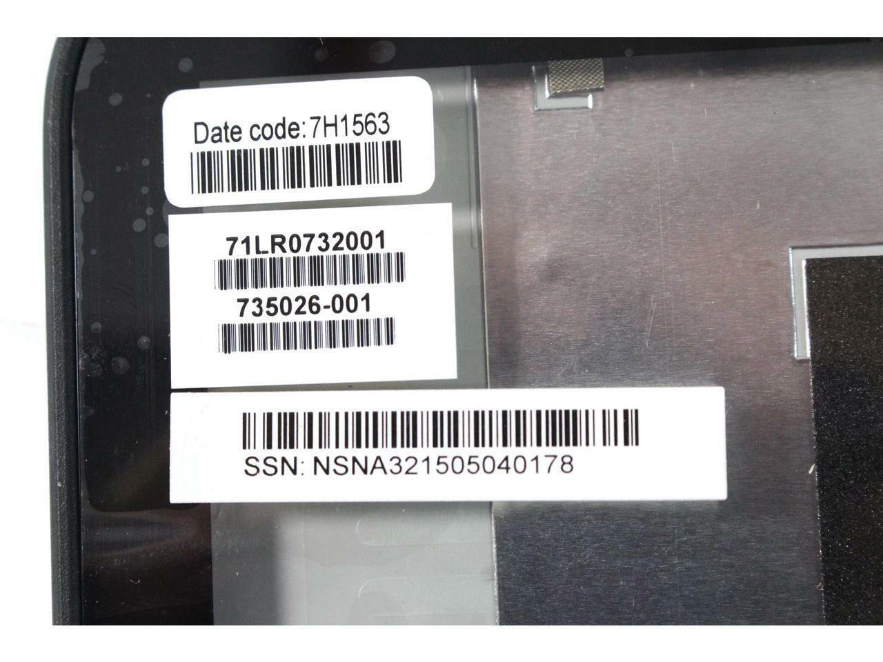 HP Pavilion 11-E015dx 11-ELcd TouchSmart 11.6" Silver Back Cover AP10W000100