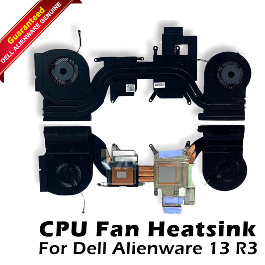 5H8Y5 Dell Fan Heatsink Thermal Module Black Alienware 13 R3 AW13R3-7420SLV-PUS