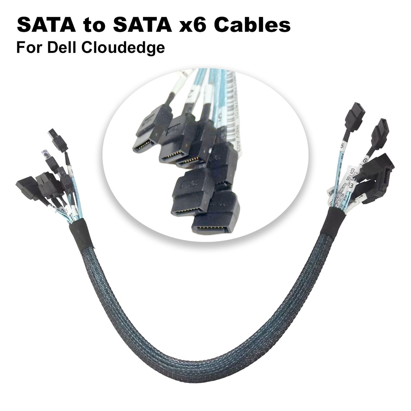 New Dell Cloudedge C6105 SATA to SATA x6 Cable Replacement D5GW3 0D5GW3