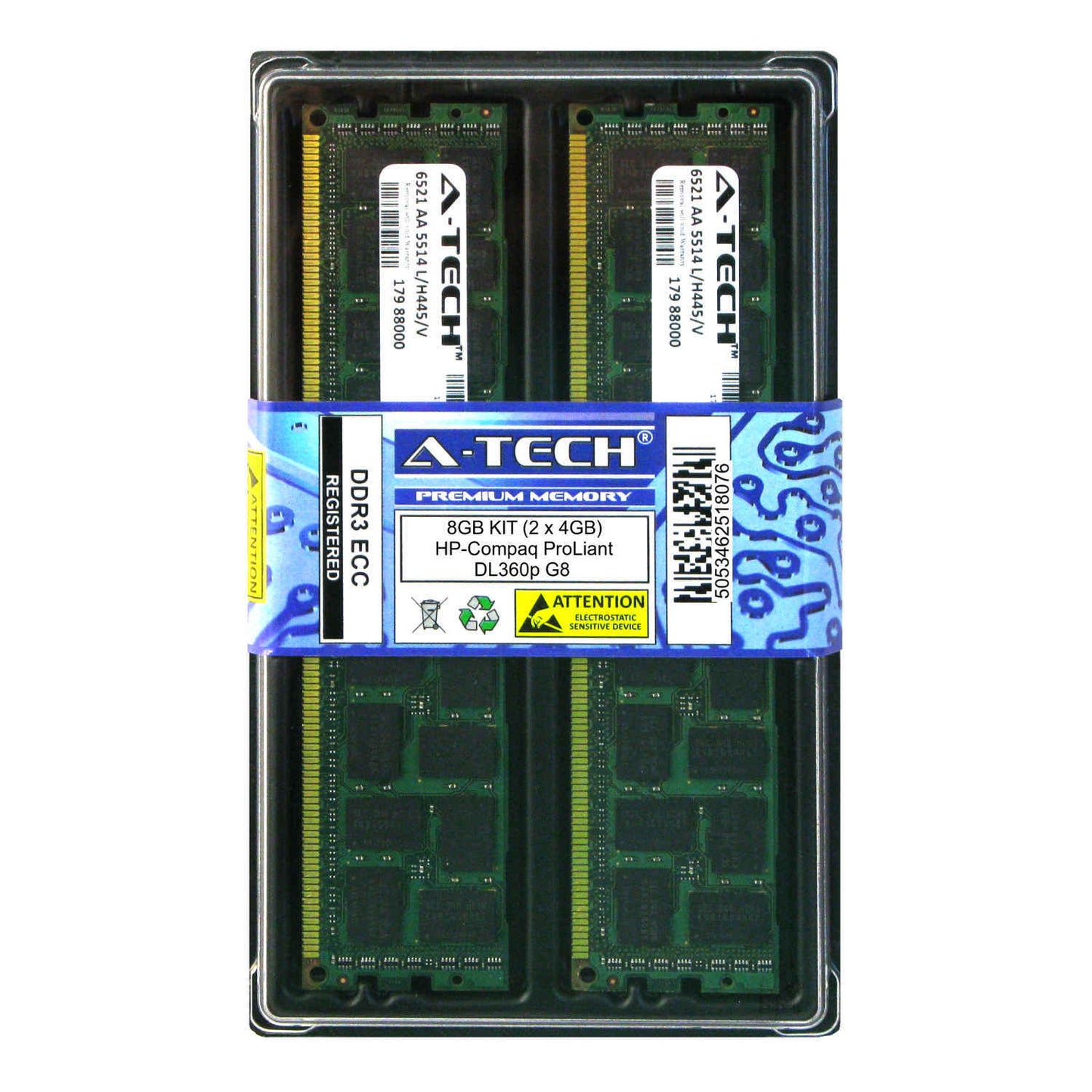 8GB KIT 2 x 4GB HP Compaq ProLiant DL360p G8 DL380p G8 SL230s G8 Ram Memory