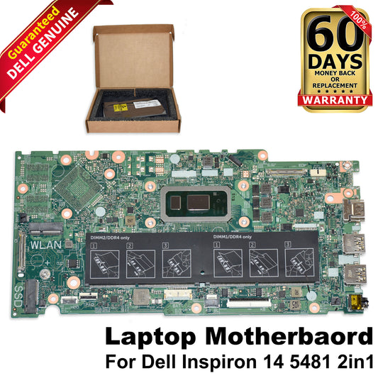 Dell Inspiron 14 5481 2-in-1 Motherboard Core i5-8265U 1.6GHz Quad Core 9FWFN