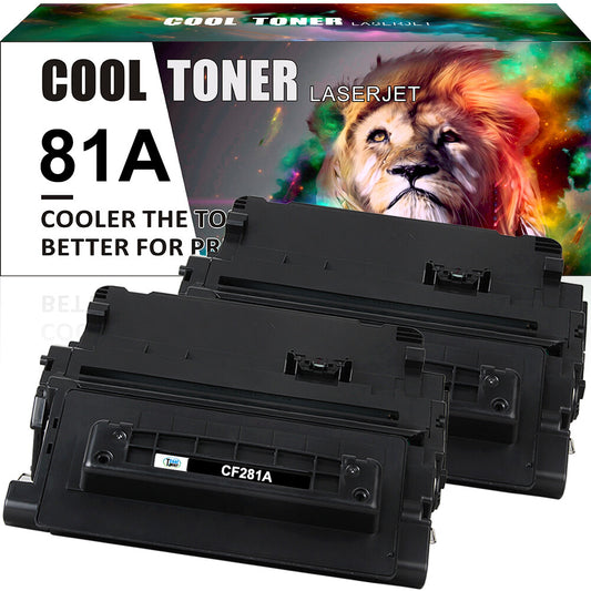 2x CF281A Toner Cartridge for HP 81A LaserJet Enterprise M604n M605dn MFP M630dn