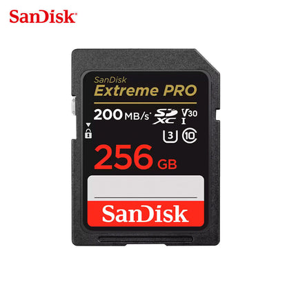 SanDisk 256GB 256G Extreme PRO SD SDXC Card 200MB/s Class 10 UHS-1 U3 4K Memory