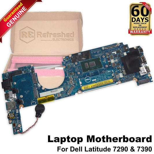 Dell Latitude 7290 7390 Laptop Motherboard i7-8650U 1.9GHz LA-F312P DM96X