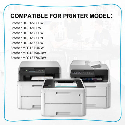 4PK TN227 BK/C/M/Y Toner Compatible With Brother TN-227 HL-L3270CDW HL-L3290CDW