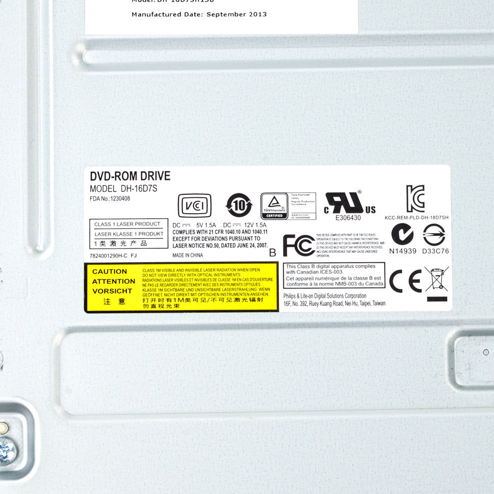 Dell SATA DVD+R Drive Assorted Brands Toshiba Samsung Hitachi Lite-On