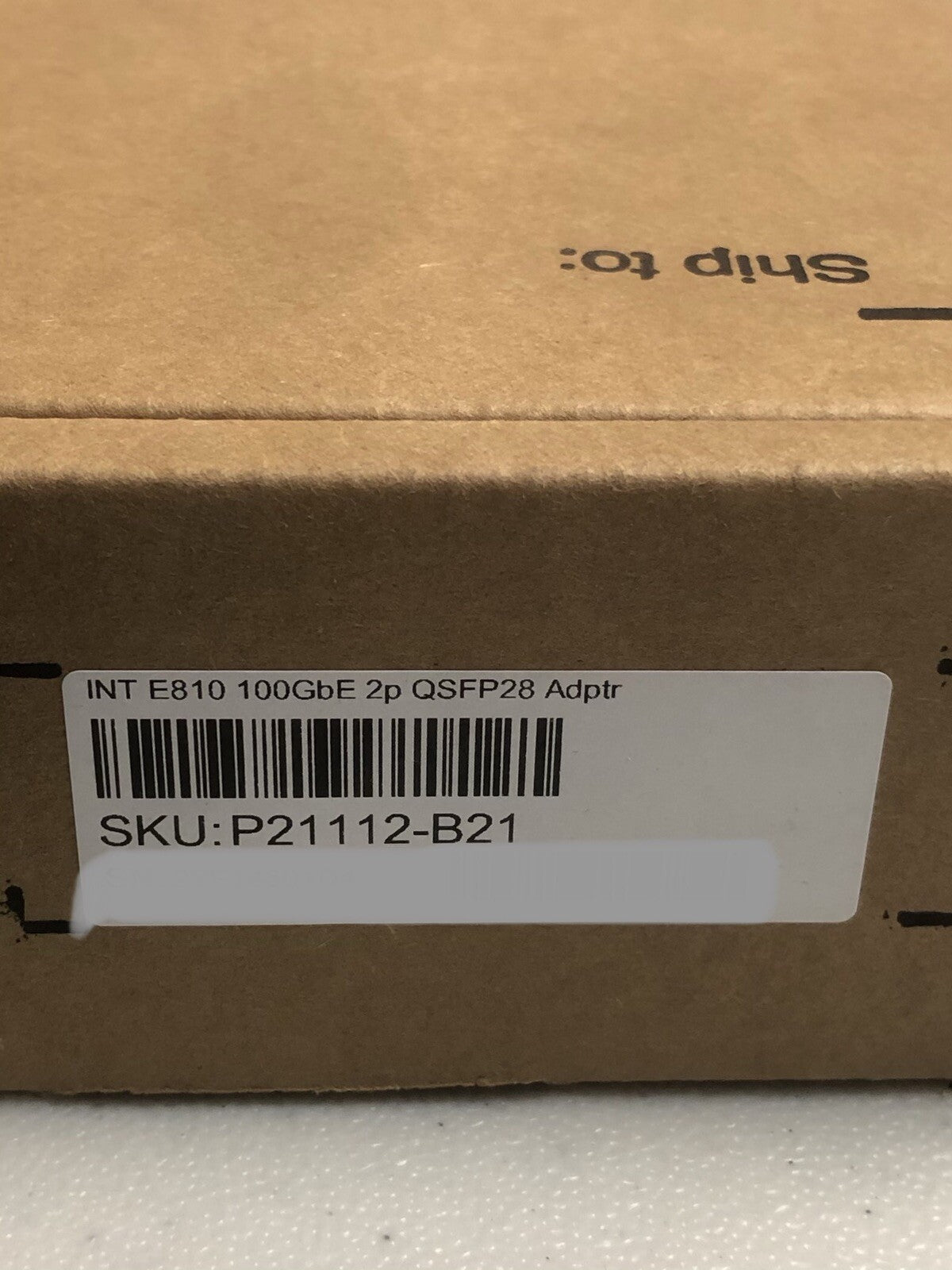 HPE P21112-B21 Intel E810 100GbE 2P Server Network Adapter NIC 2 Port QSFP28