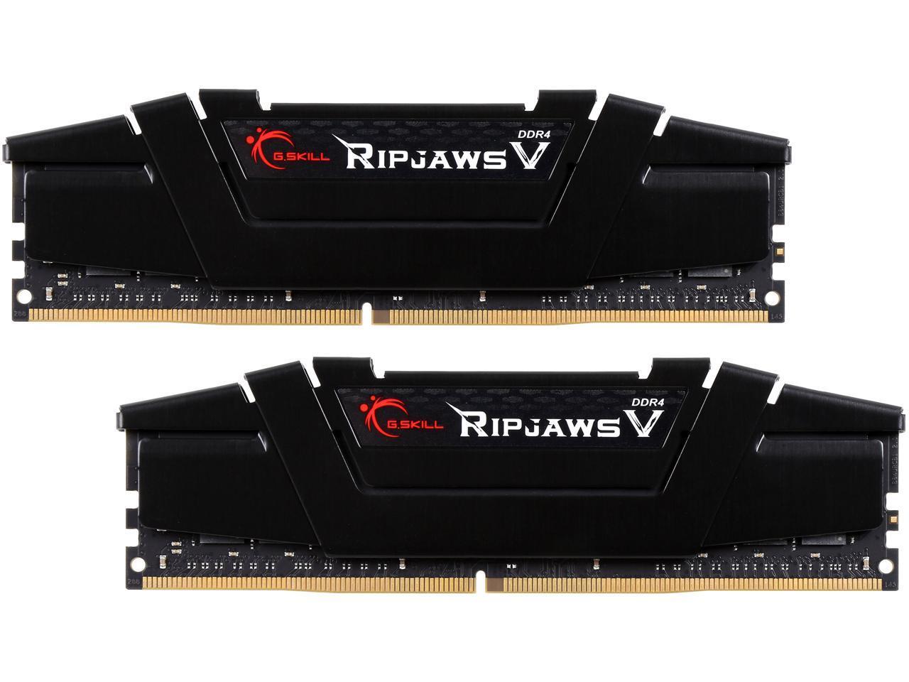 G.SKILL Ripjaws V Series 32GB (2 x 16GB) 288-Pin PC RAM DDR4 3200 (PC4 25600) D