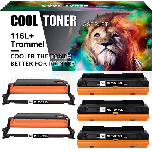 3x MLT-D116L Toner + 2x MLT-R116 Drum Unit for Samsung M2885FW M2875FW M2625