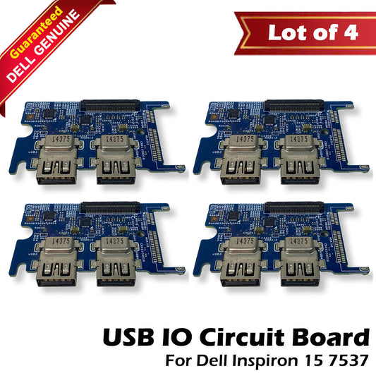 Lot x 4 Dell OEM Inspiron 15 7537 USB IO Circuit Board 53HW4 MK9TP
