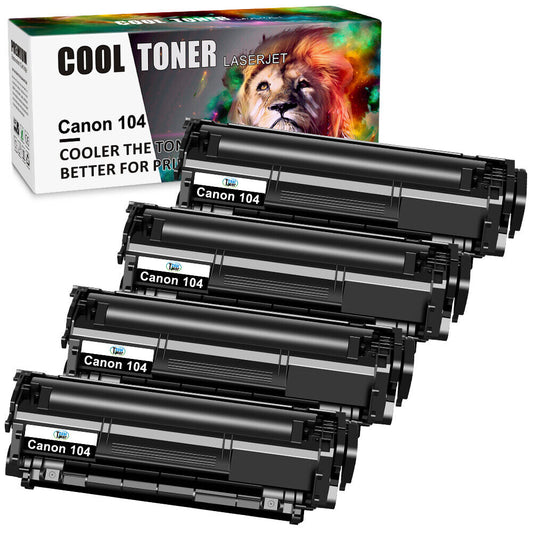 4PK CRG-104 Toner for Canon 104 ImageClass MF4150 MF4350d MF4370dn D420 D480