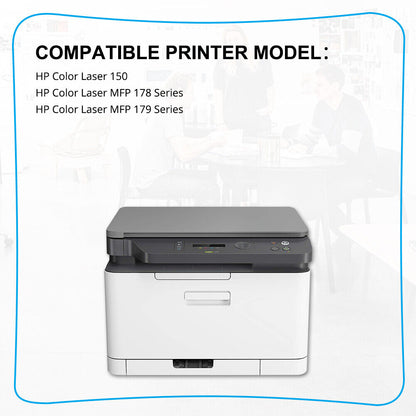 2PK 116A W2060A Toner Compatible for HP Color Laser 150A 150nw MFP 178nw 179fnw